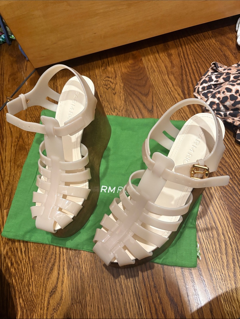 Farm Rio Fisherman Jelly Wedge Sandal - Picture 3 of 3